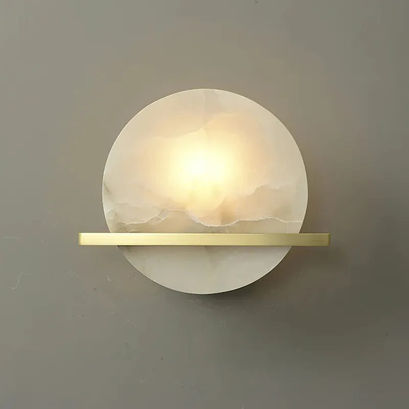 Savion Alabaster Wall Lamp | Moonlight-Inspired Decorative Lighting - View 2