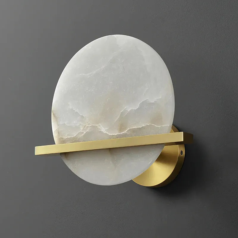 Savion Alabaster Wall Lamp | Moonlight-Inspired Decorative Lighting
