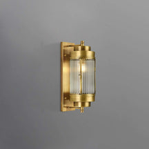 glass gold wall lamp