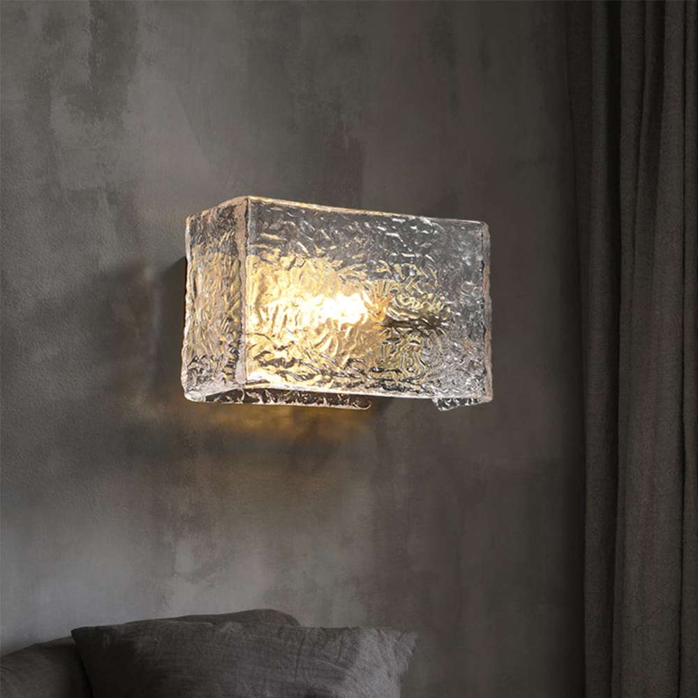 crystal wall sconce
