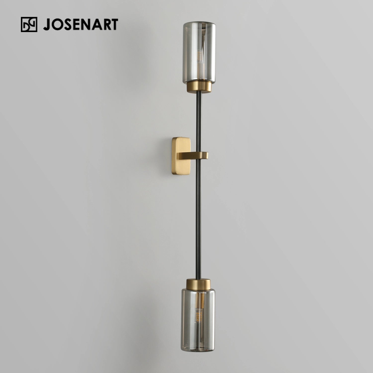 wall sconces with smoked glass