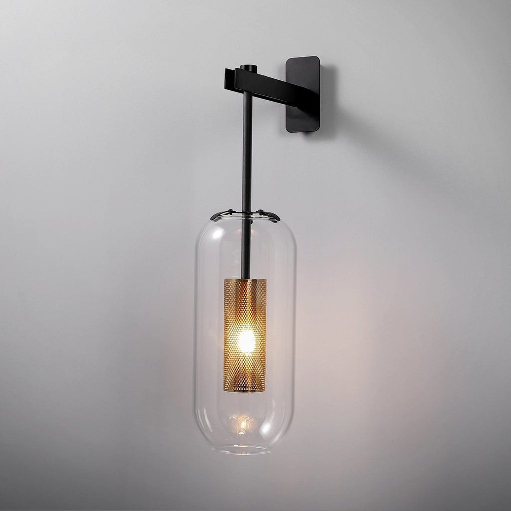 glass cylinder light fixture