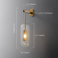 1-light glass fixture