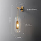 1-light glass fixture