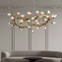 botanical inspired hanging light