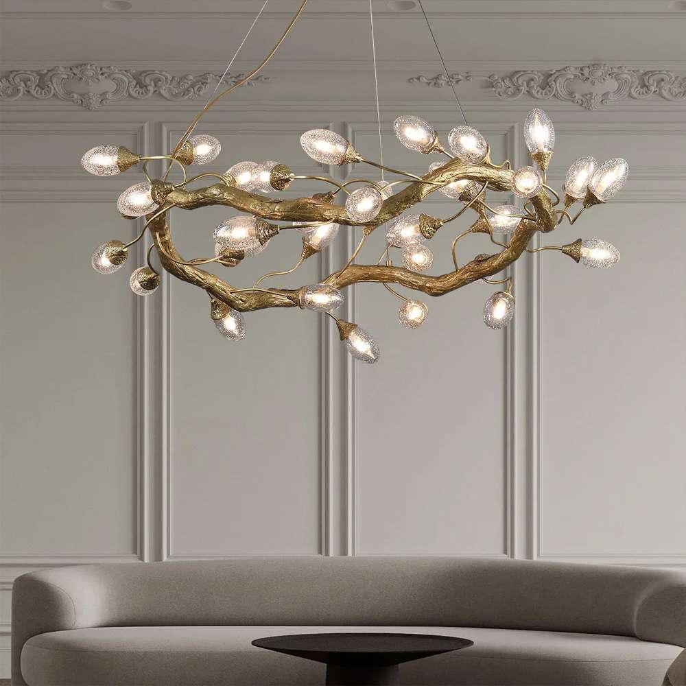 botanical inspired hanging light