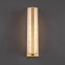 Silex Alabaster Wall Lamp | Rectangular Minimalist Accent Light
