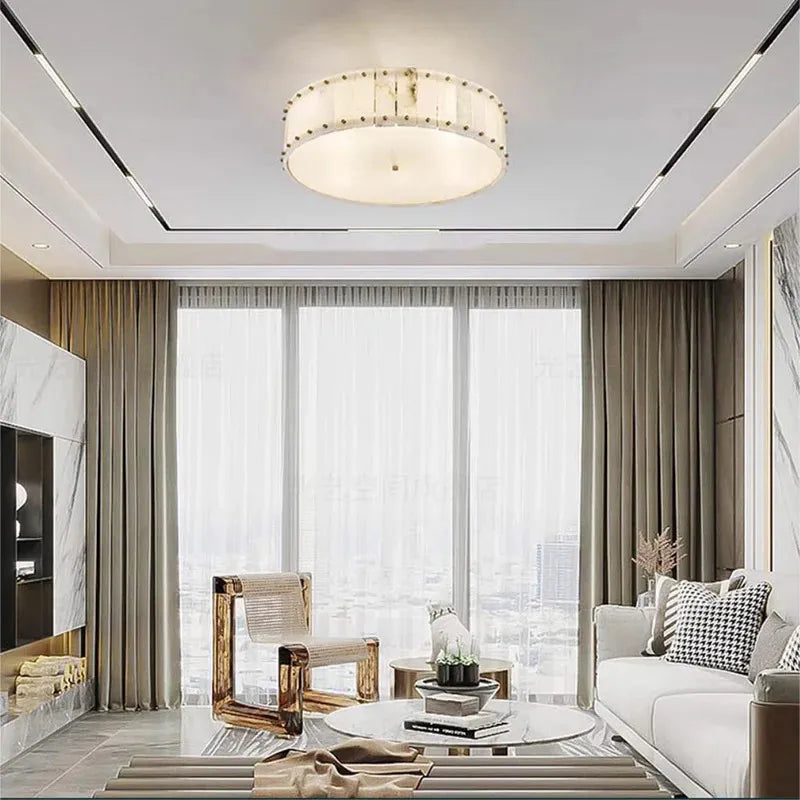 Simone Semi-Flush Mount Ceiling Light | Fredrick Ramond Modern Fixture - View 2
