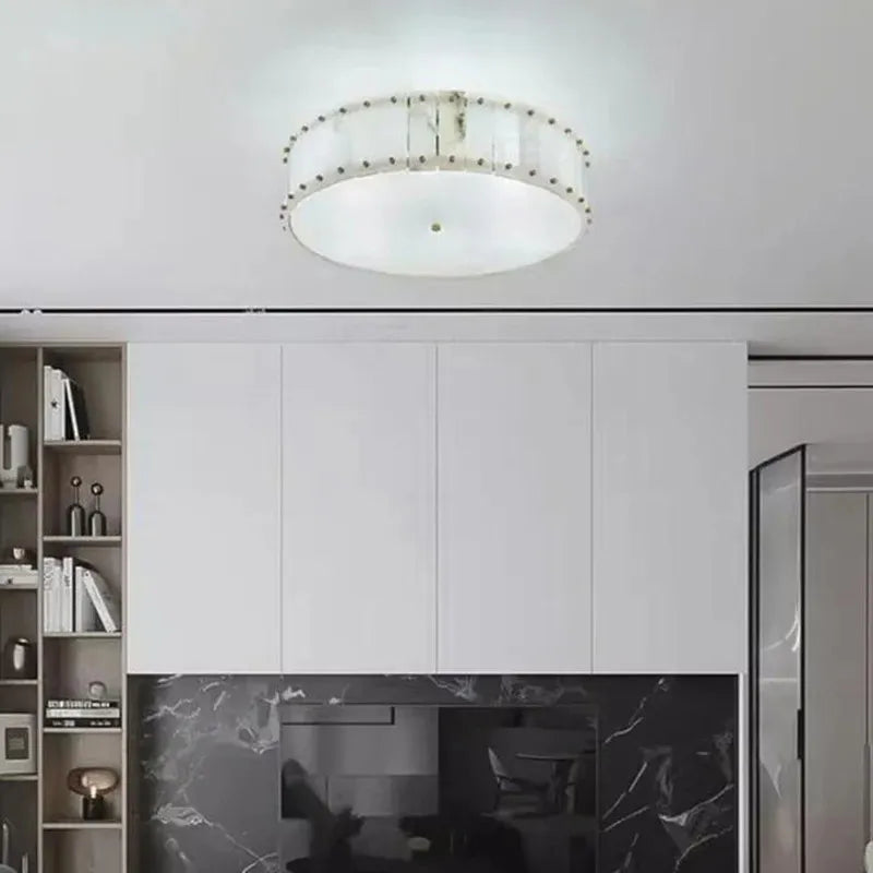 Simone Semi-Flush Mount Ceiling Light | Fredrick Ramond Modern Fixture - View 4