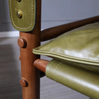 Wooden Outdoor Furniture – Brown Leather Chair & Sirocco Safari Chair for Elegant Outdoor Spaces - View 6