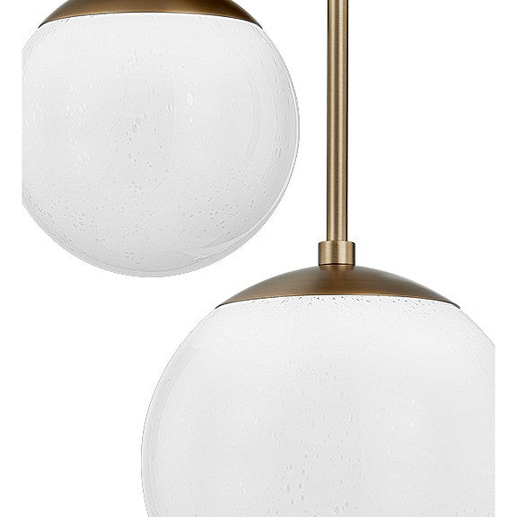 Sloane Opal Glass Two-Light Wall Sconce — Dual Globe Wall Light with Warm Milky Glow