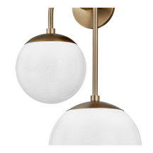 Sloane Opal Glass Two-Light Wall Sconce – view 2