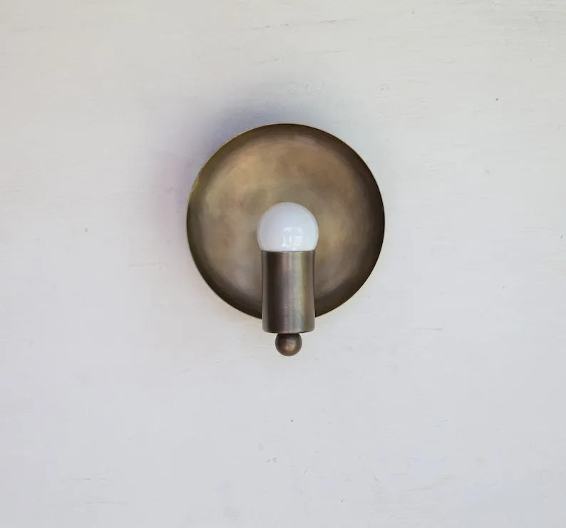 brass sconce
