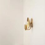 sconce with solid brass