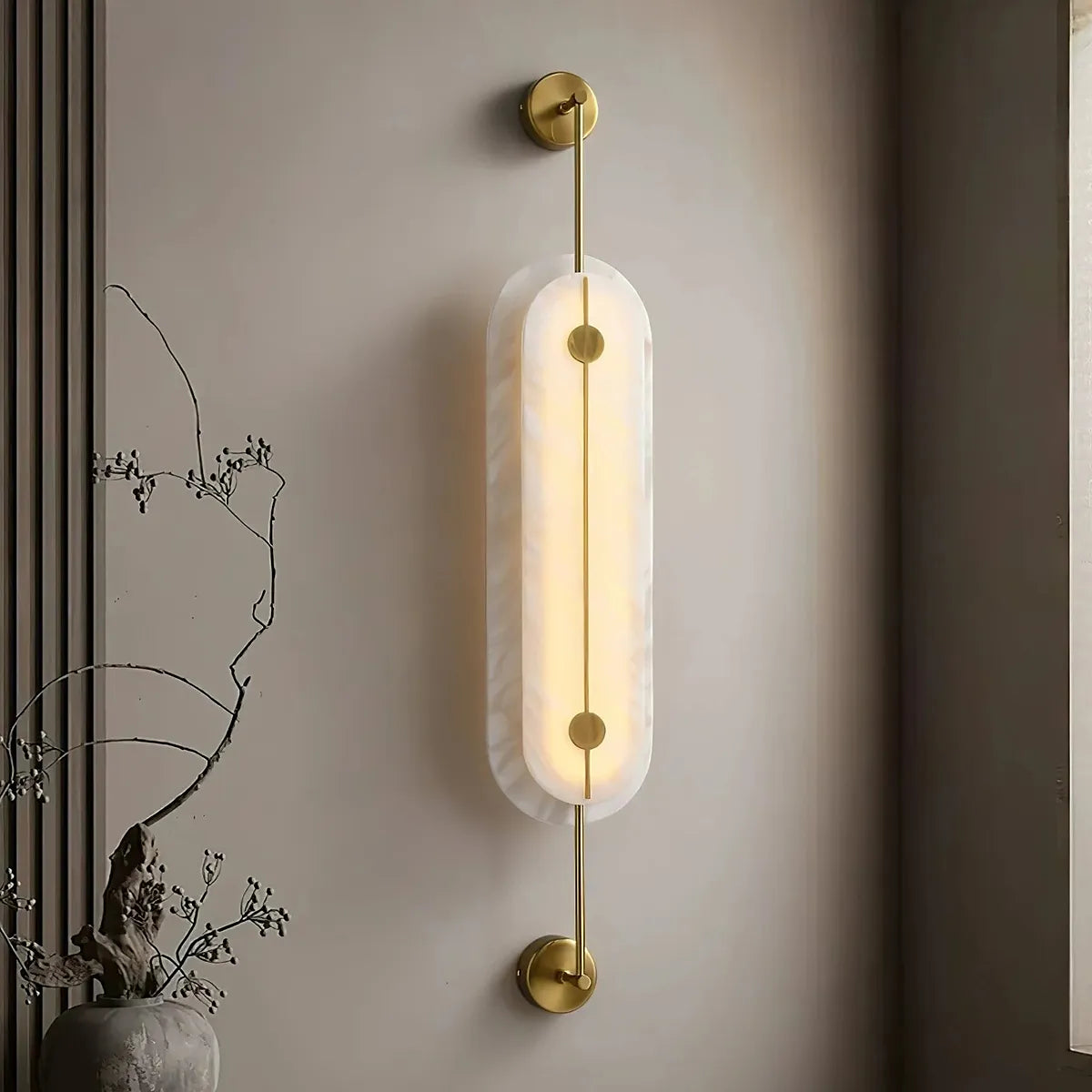 Solvane Alabaster Wall Sconce | Elegant Wall Fixture for Luxury Interiors - View 4