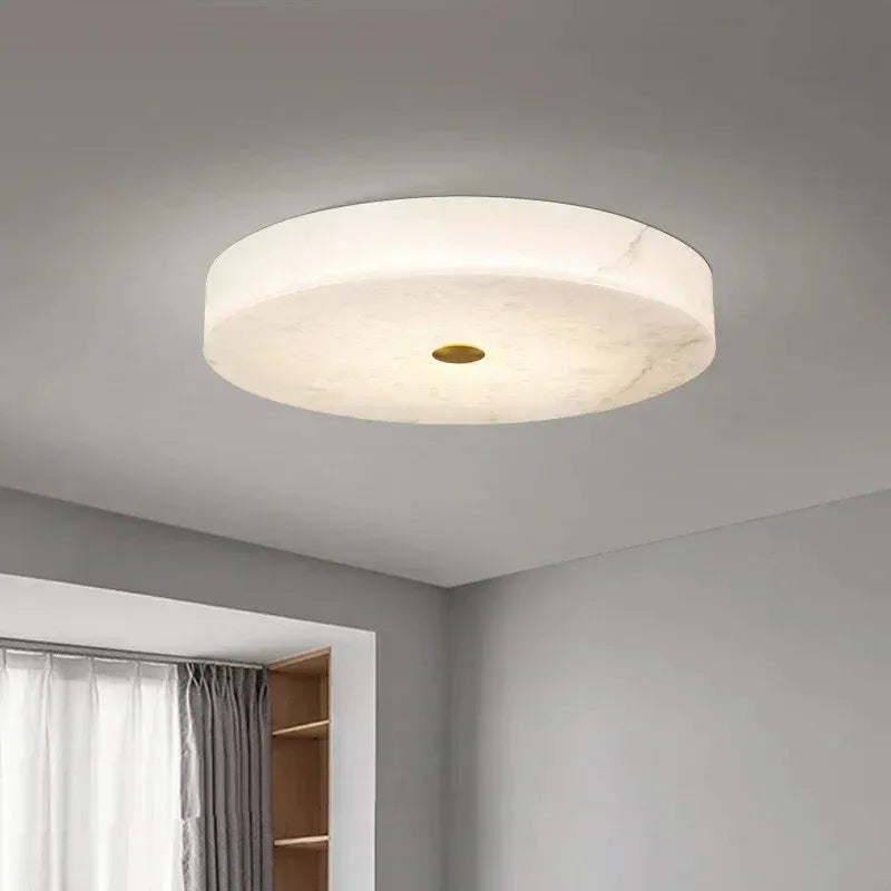 Sophie Alabaster Ceiling Light | Refined Minimal Ceiling Fixture - View 2