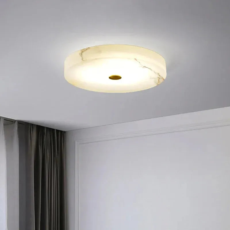 Sophie Alabaster Ceiling Light | Refined Minimal Ceiling Fixture - View 3