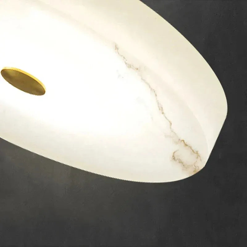 Sophie Alabaster Ceiling Light | Refined Minimal Ceiling Fixture - View 4