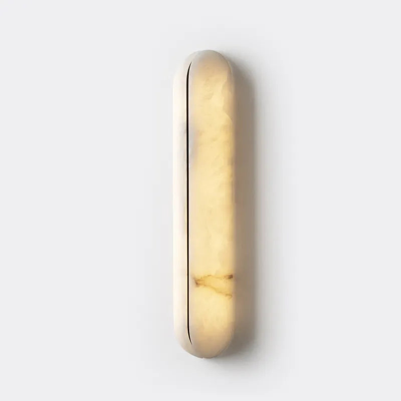 Spain Alabaster Wall Lamp – Sleek Modern Line with Ambient Decorative Sconce