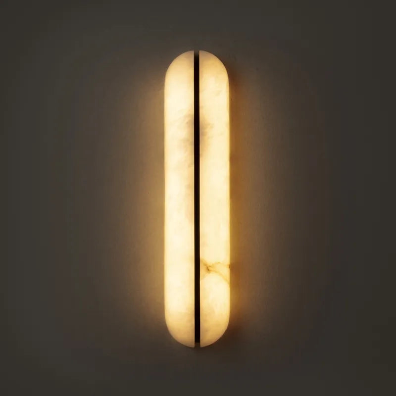 Spain Alabaster Wall Lamp – Sleek Modern Line with Ambient Decorative Sconce - View 3