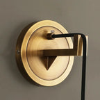 Spherical Alabaster Wall Lamp in Natural Brass | Refined Accent Lighting - View 7