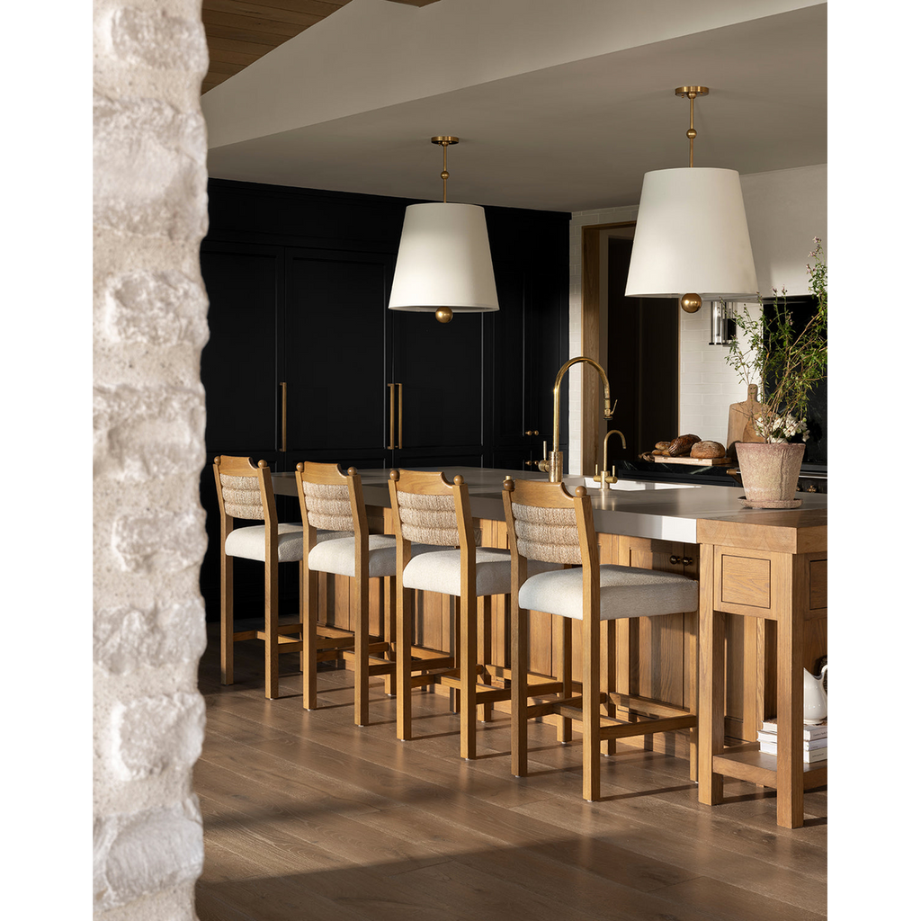 Kipling Pendant — Colonial-Inspired Hanging Light with Rich Warm Downlight