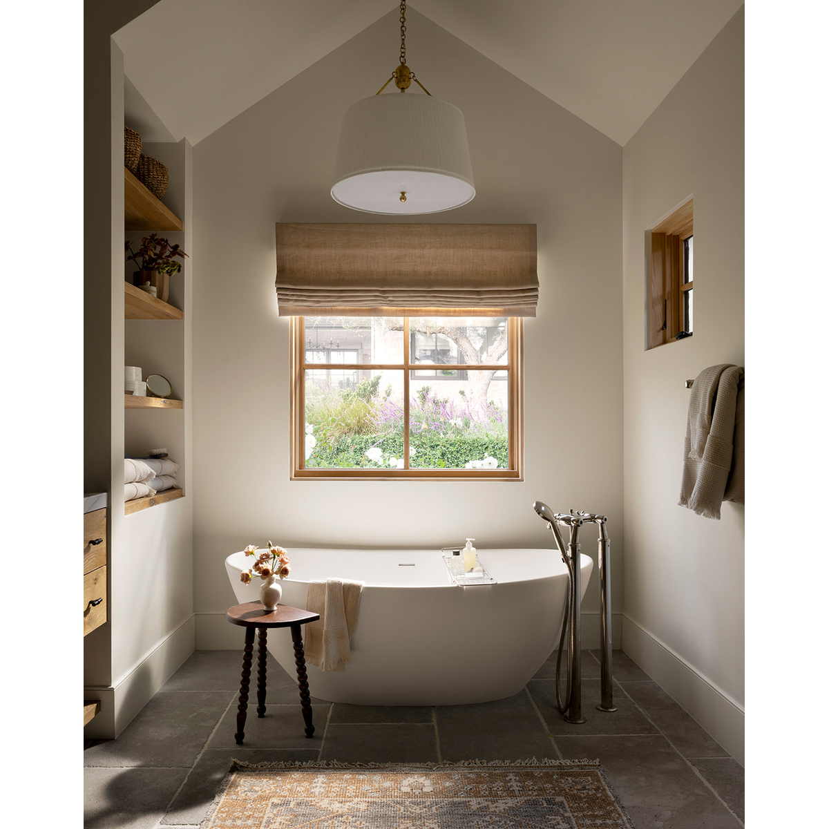Georgiana Pendant — Grand Brass Hanging Light
