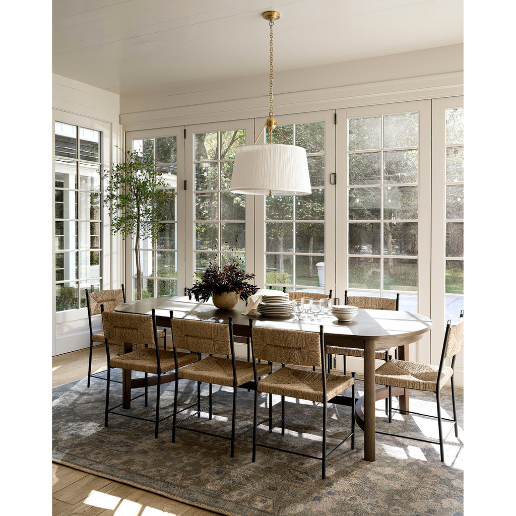Georgiana Pendant — Grand Brass Hanging Light