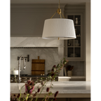 Georgiana Pendant — Grand Brass Hanging Light
