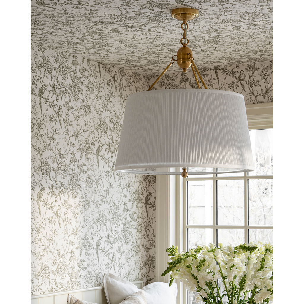 Georgiana Pendant — Grand Brass Hanging Light
