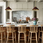 Scarlett Pendant — Jewel-Toned Hanging Light with Bold Warm Glow