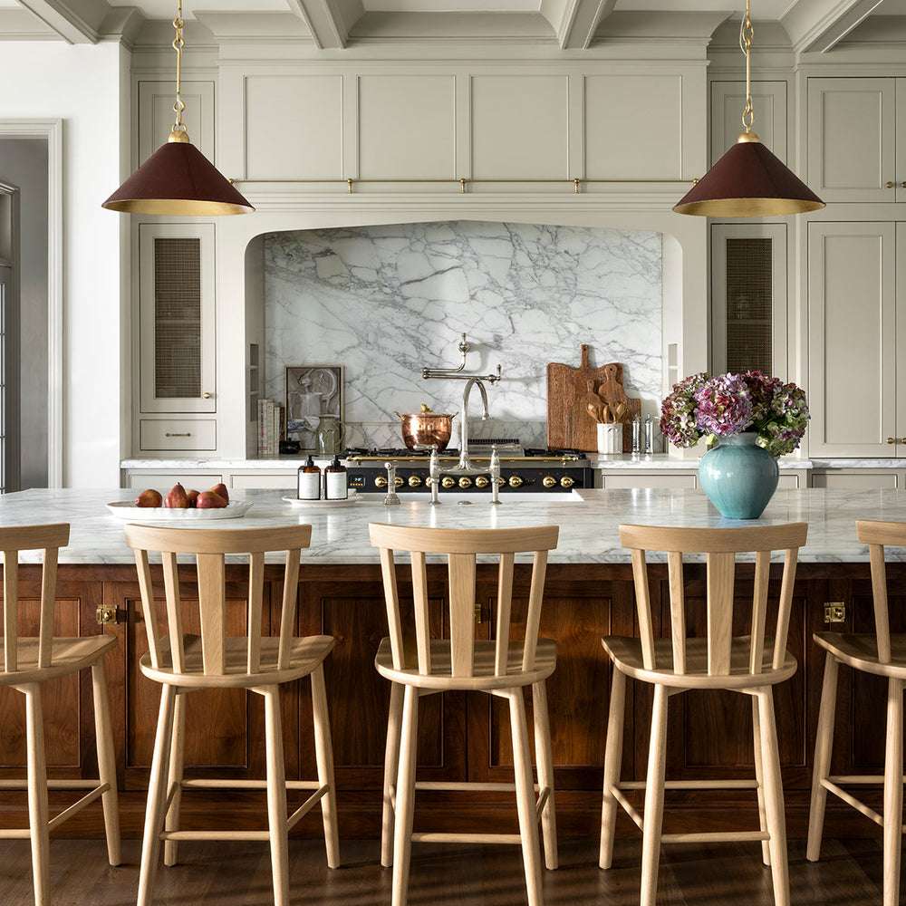 Scarlett Pendant — Jewel-Toned Hanging Light with Bold Warm Glow