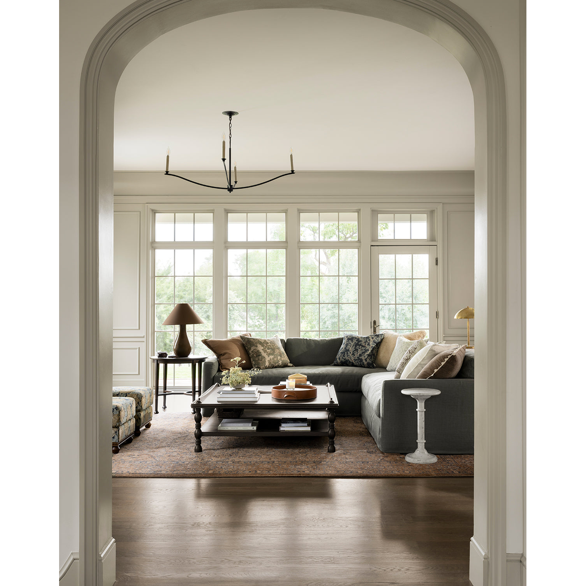 Knole Chandelier — Grand Heritage Ceiling Light with Warm Aristocratic Glow