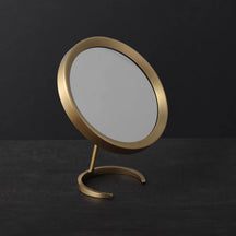 minimalist modern facet mirror