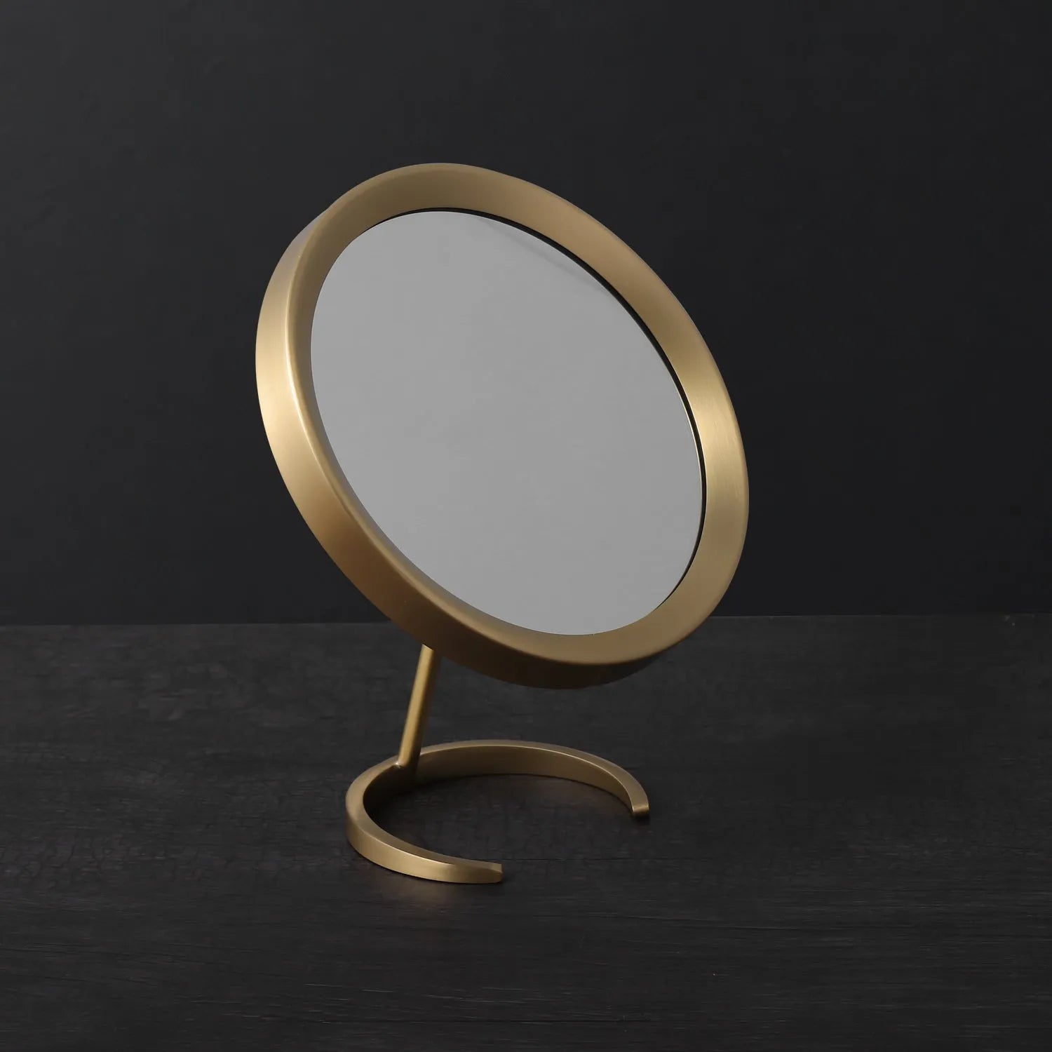 minimalist modern facet mirror