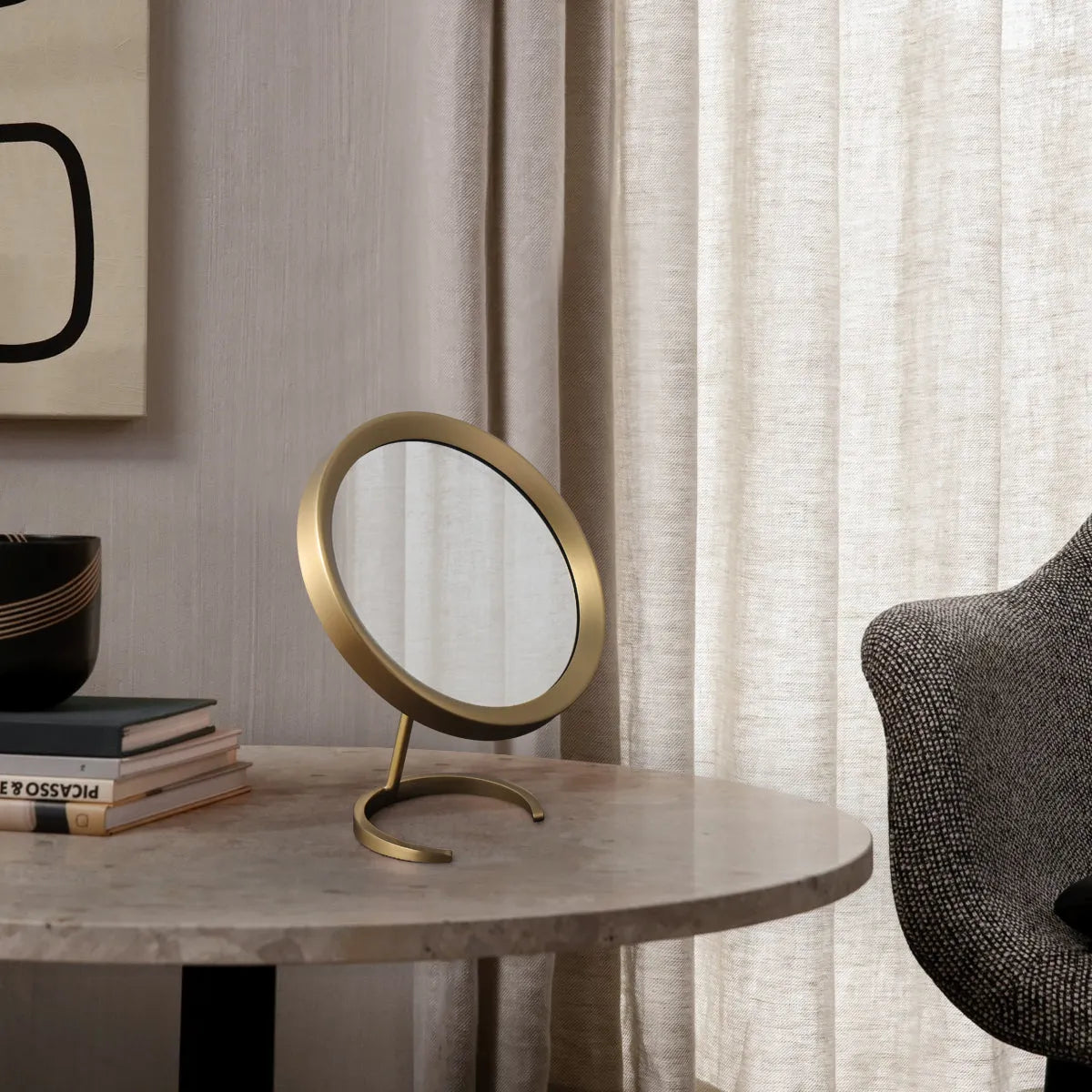 minimalist modern single mirror