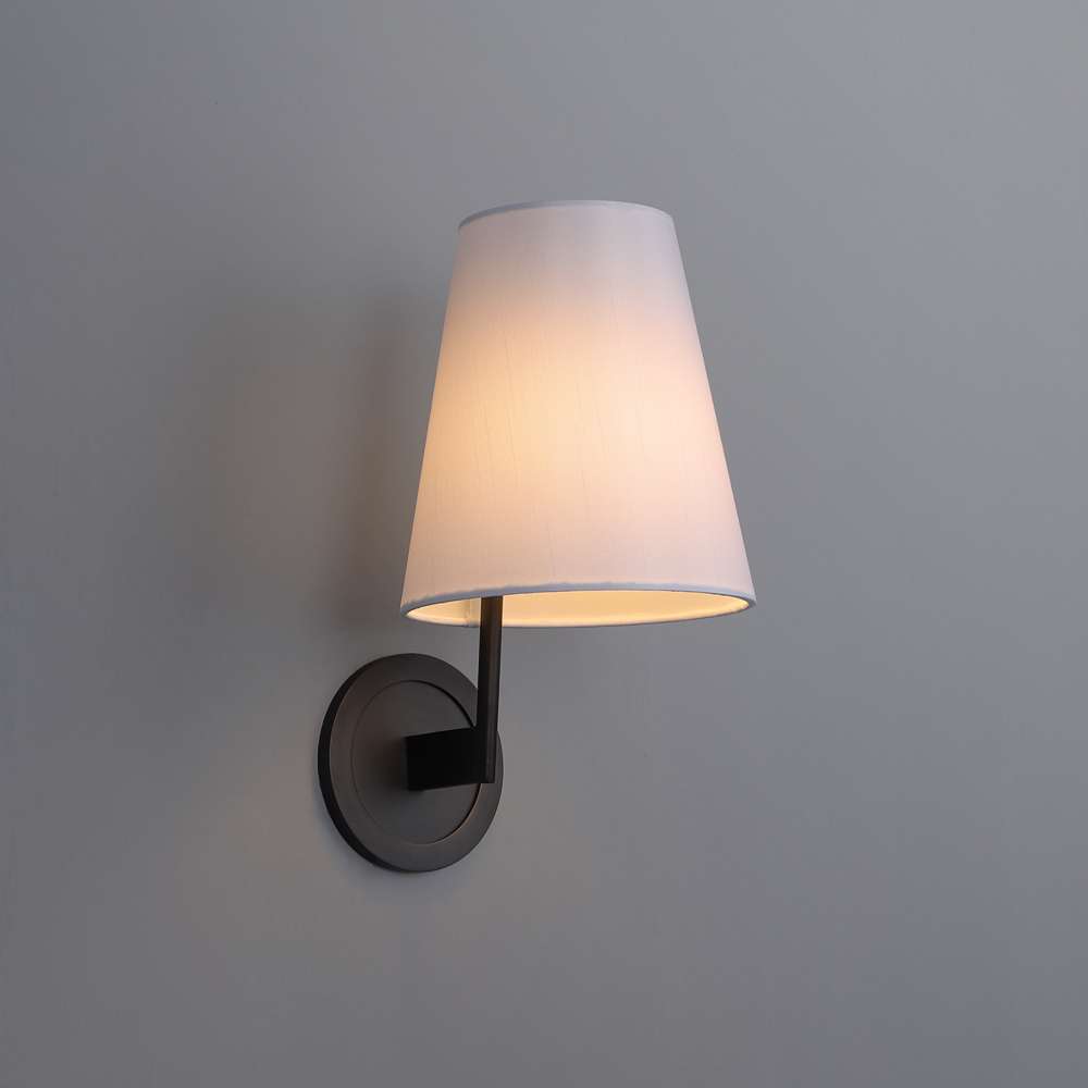 wall sconces with fabric shades