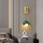 modern navy sconce lighting
