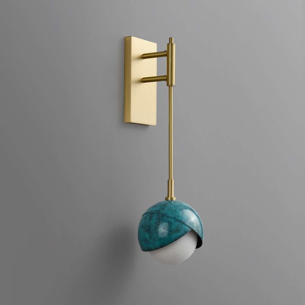 elegant navy wall fixture