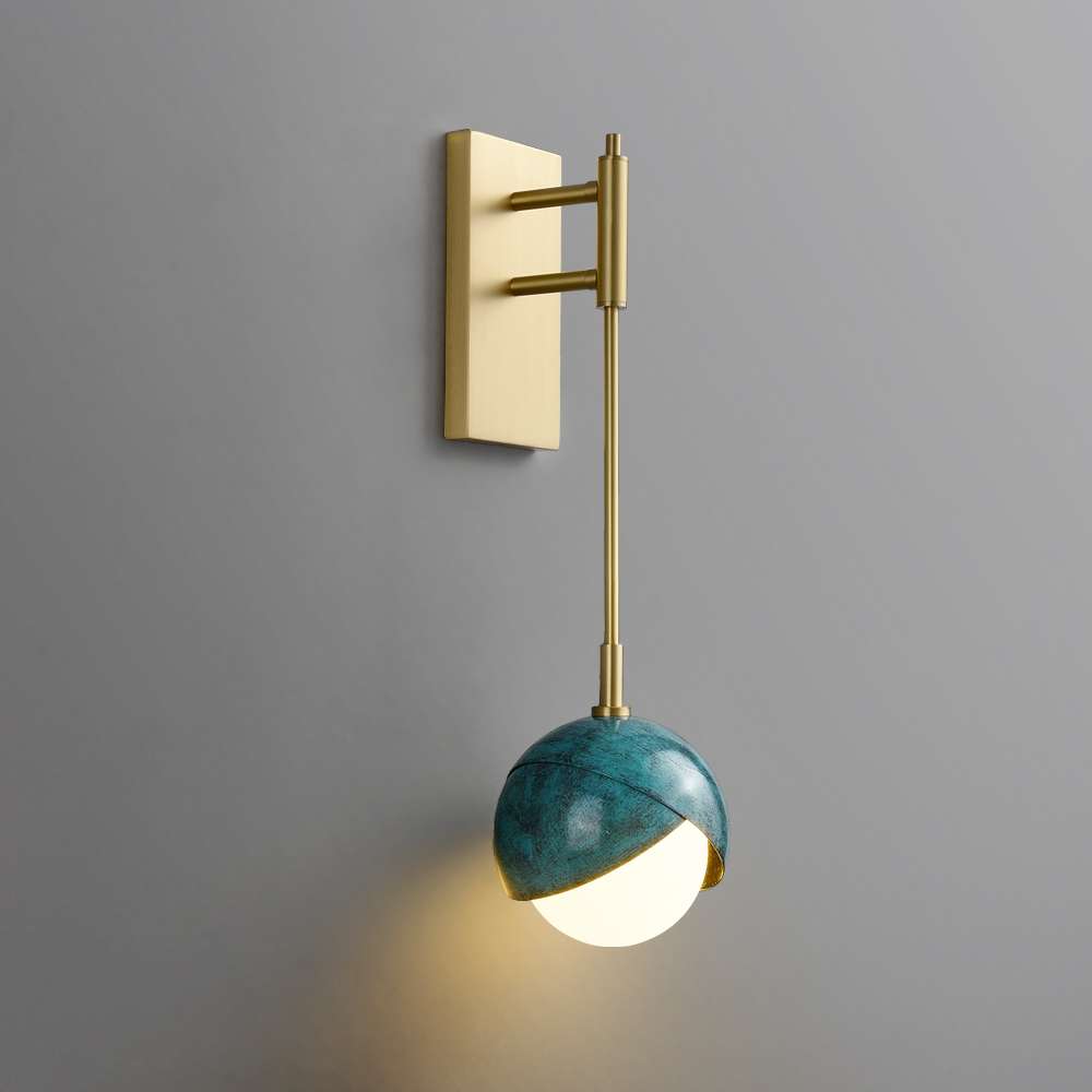 navy wall sconce