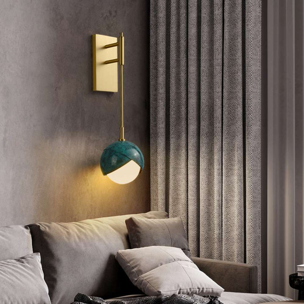 navy blue wall lamp