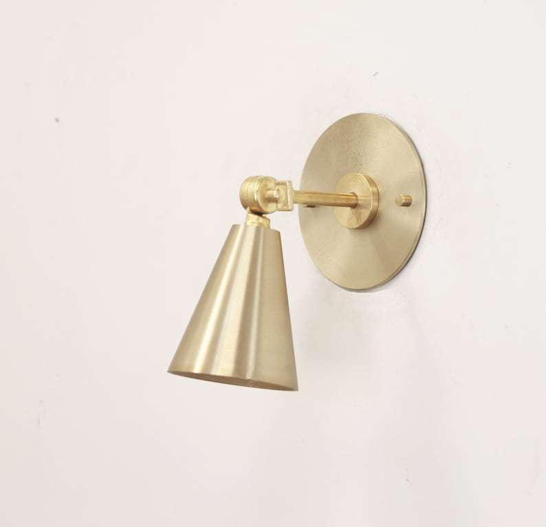 brass sconce