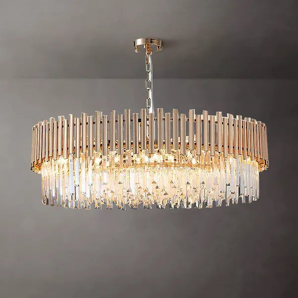 tierizo tiered crystal chandelier