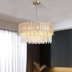 chain round chandelier