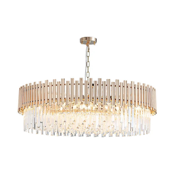 round modern chandelier