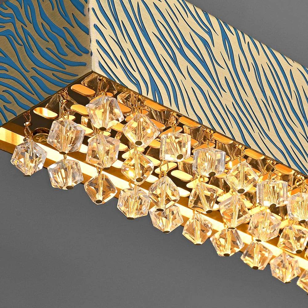 tiger stripes crystal chandelier