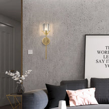 cylinder crystal wall lighting