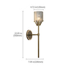 traditional cylinder sconce