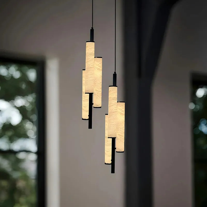 Triplet Pendant Light – Black Modern Ceiling Lamp for Living Room Decor