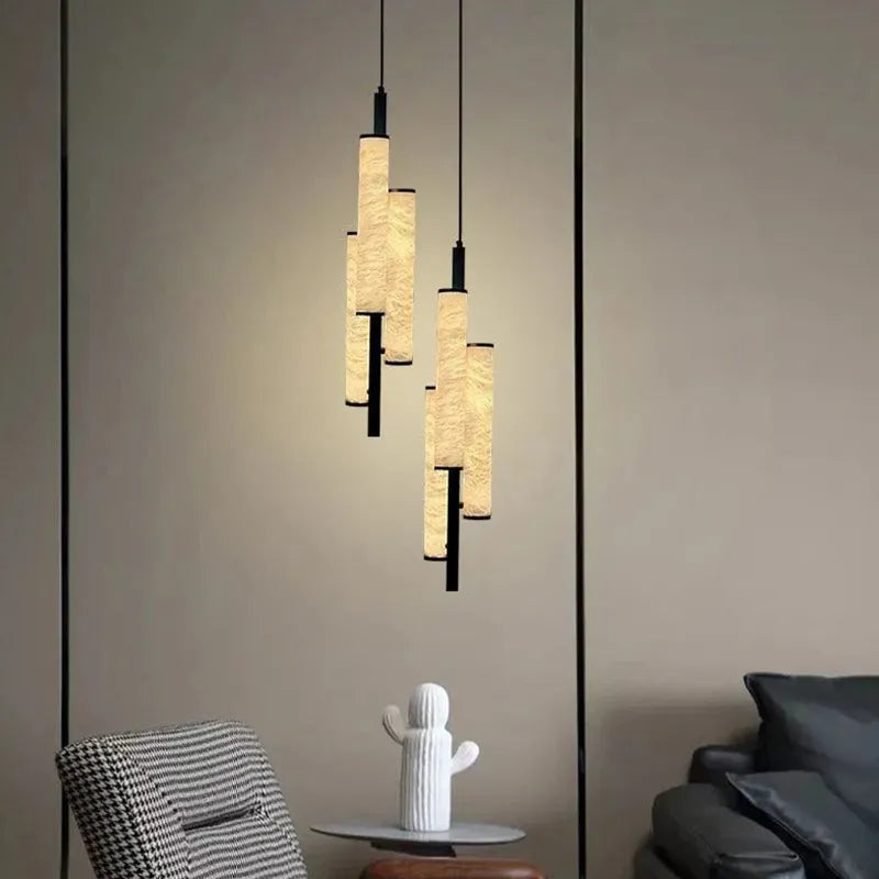 Triplet Pendant Light – Black Modern Ceiling Lamp for Living Room Decor - View 4
